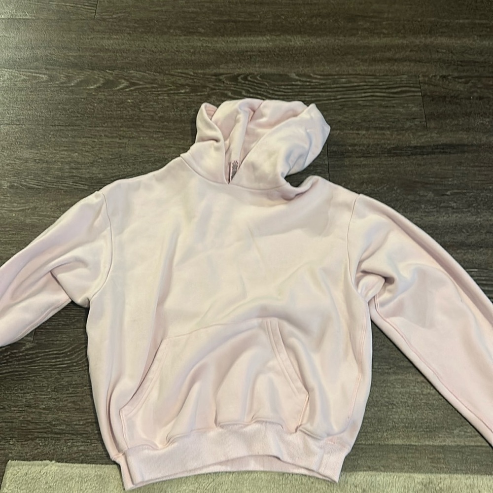Skims baby pink hoodie